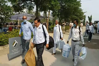 evm distributed to observers for baroda by election