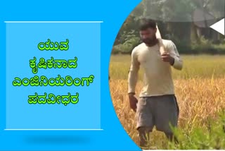 ಬಂಜರು ಭೂಮಿಯಲ್ಲಿ ಬಂಗಾರ ಬೆಳೆದ ಎಂಜಿನಿಯರಿಂಗ್ ಪದವೀಧರ.!