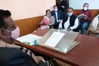 Himachal Congress President Kuldeep Rathore holds meeting with district presidents in shimla