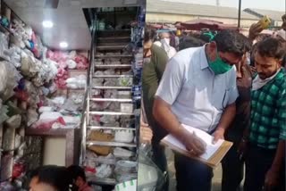 cm flying raid on polythene shops in panipat