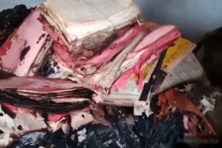 Many important documents burnt