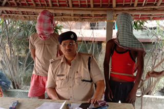 villagers caught thief in sahibganj