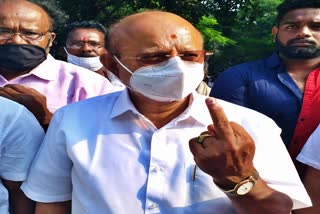 T.B. Jayachandra Voting