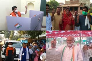 Leaders cast votes