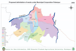 Ward demarcation draft of palampur MC