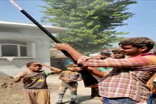 Video of gunfire in Narsinghpur