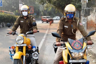 Delhi police arrested a minor scooty thief