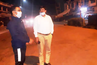 Bhiwani dc inspected lighting arrangements of city