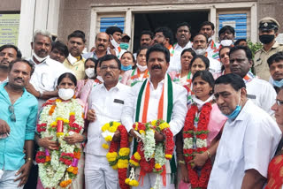 Congress won in Challakere municipal election