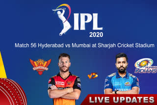 IPL 2020: SRH vs MI match live updates