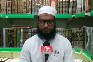 mohammad tariqu quasmi on hanuman chalisa at eidgah