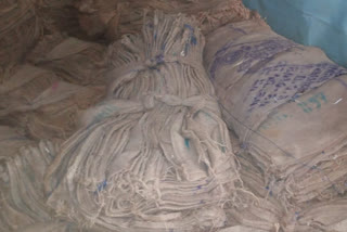 revenue and food department seized lakhs of paddy bags in korba