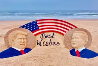 usa-presidential-election-famous-sand-artist-sudarsan-pattnaik-greets-trump-biden-through-sand-art