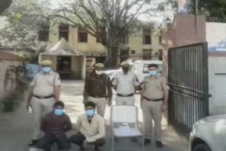 Subzi Mandi police station arrested two bike riders while checking vehicles in delhi