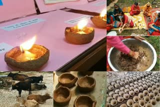 HP: SIRMAUR DISTRICT IS GETTING READY FOR THIS DIWALI WITH COW MANURE DIYA