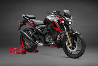 Tvs Launches New Version Of Apache Rtr 0 4v At Rs 1 31 Lakh