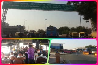 Interstate bus service started from Anand Vihar bus terminal
