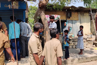 Tahashildar helping to poor family