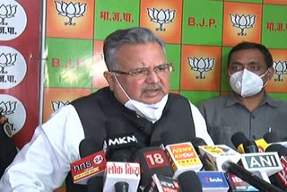 former cm Raman Singh