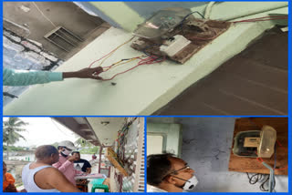 electricity vigilance officers raids in guntur district