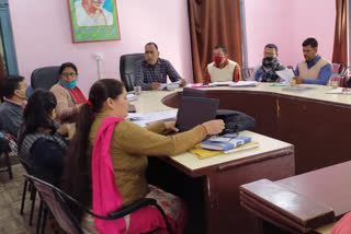 Panchayat Secretaries review meeting