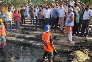 mla inspected chhat ghat in jamshedpur