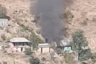 Fire in three-room house in Tundiyari village of Karsog