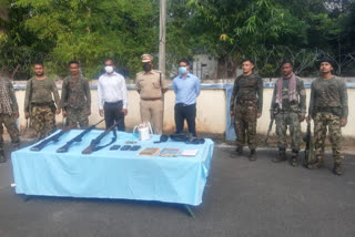 during-combing-operation-a-maoist-arms-ammunitions-dump-was-discovered-in-malkangiri-by-sog-team-leading