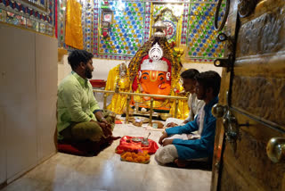 worship at Ganesh temple for the well being of fallen child in borewell