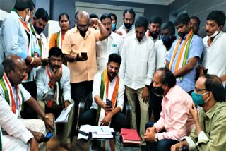 mp revanth reddy serious on government on floods