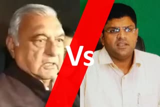 Bhupinder hooda and Dushyant chautala