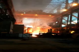 Fire breaks out at Visakha Steel Plant in Andhra Pradesh