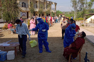 Bhota school corona test