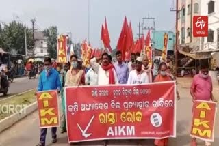 CPI (ML) protests against electricity Bill 2020 demands to withdraw at gunupur