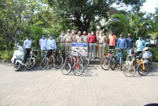 Police caught the bicycle thieves