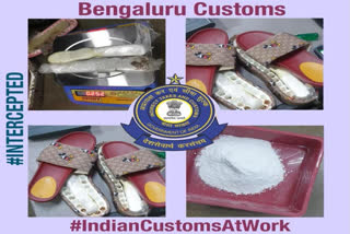 Drugs trafficking in eyeliner and ladies slippers: Bengaluru customs officials crack the network