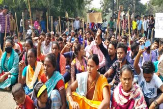 tribal students protest against rapist and police in pakur