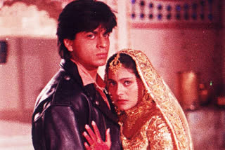 Shah Rukh Khan and Kajol in DDLJ