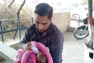 woman left her two month old child in yamunanagar