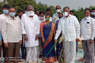 grain buying centres in Sultanabad Mandal opened by mla dasari Manohar reddy