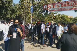 Voting continues for District Bar Association elections, including the punjab and haryana High Court