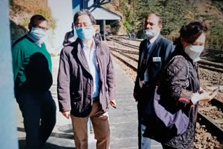 Ambassador of South Korea Shin Bong kil visited Shimla railway station