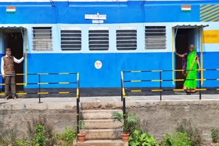 retired railway employee builds house like a train