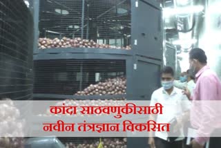 Developed technology for onion storage