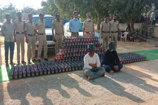 police seized illegal liquor