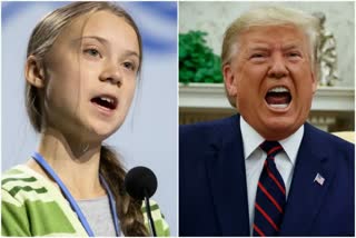 greta thunberg mocks trump in his own words