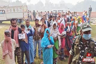 Voting continues for the third phase of voting in West Champaran