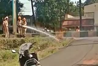 Gas leak in Bauxite Road