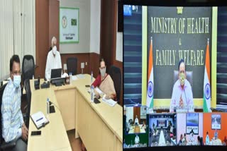 Meeting of TS Singhdev and Union Minister Harsh Vardhan