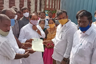 minister indrakarn tour at annasagar in mahabubanagar district